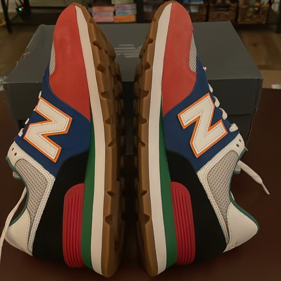 New Balance Classics Red/Blue Mens 10.5 - Picture 3 of 5